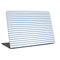 Blue and White Stripes Laptop Skins